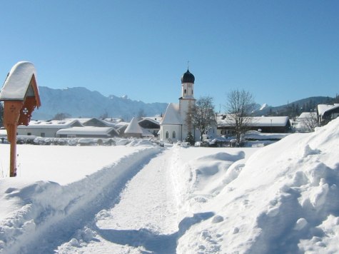 Kirche Wallgau © Bild von Wolfgang Behling