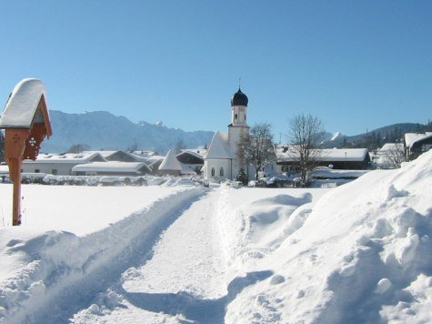 Kirche Wallgau © Bild von Wolfgang Behling